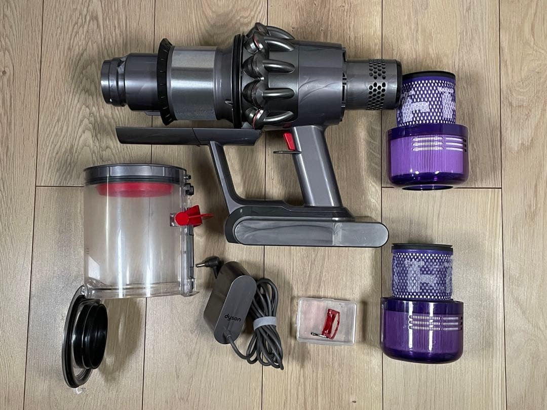ダイソン③SV15 V11 美品パイプ２ヘッドから選択　補強トリガー フルパーツ