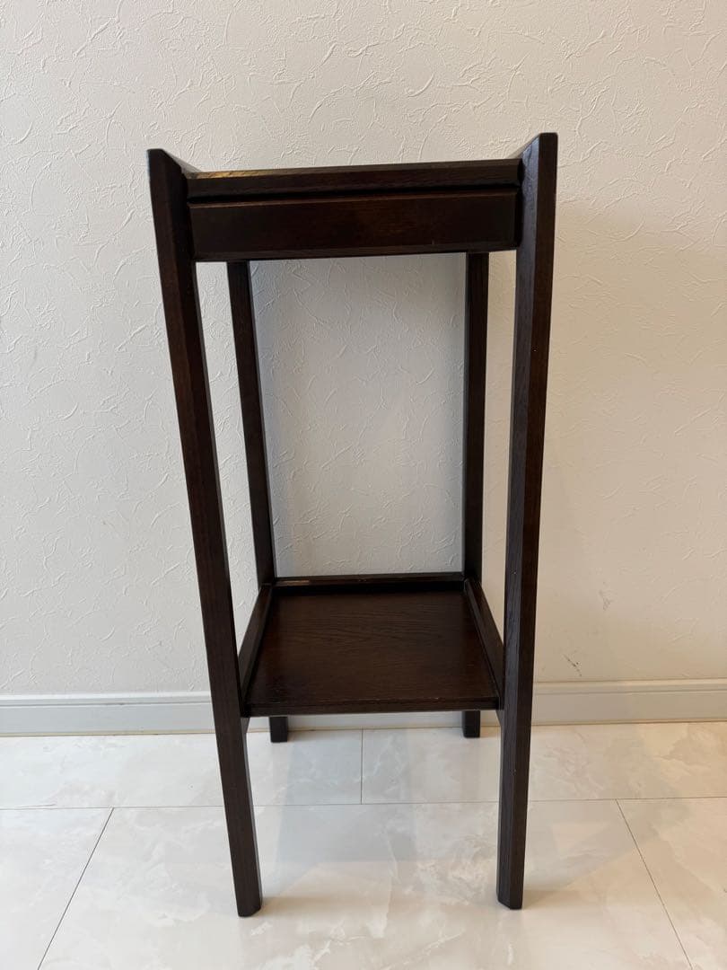 カリモク　電話台　花台　サイドテーブル　小物置き　生け花