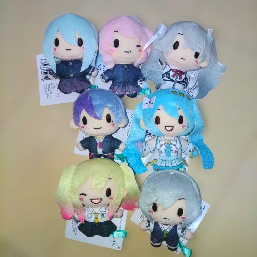 「劇場版プロジェクトセカイ壊れたセカイと歌えないミク」ふわぷちマスコット　7個