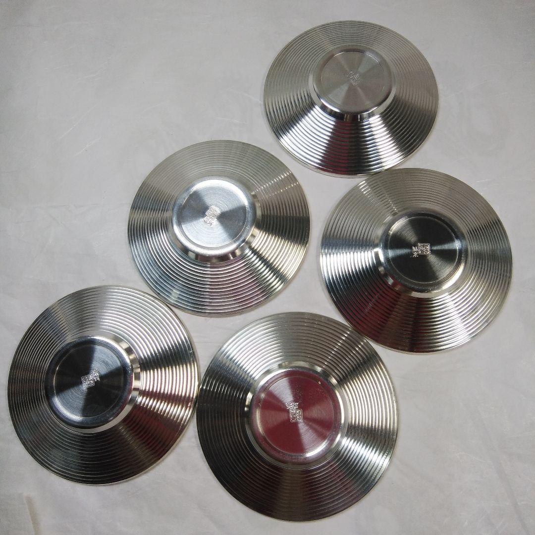 煎茶道具  錫半    煎茶道具一式     共箱