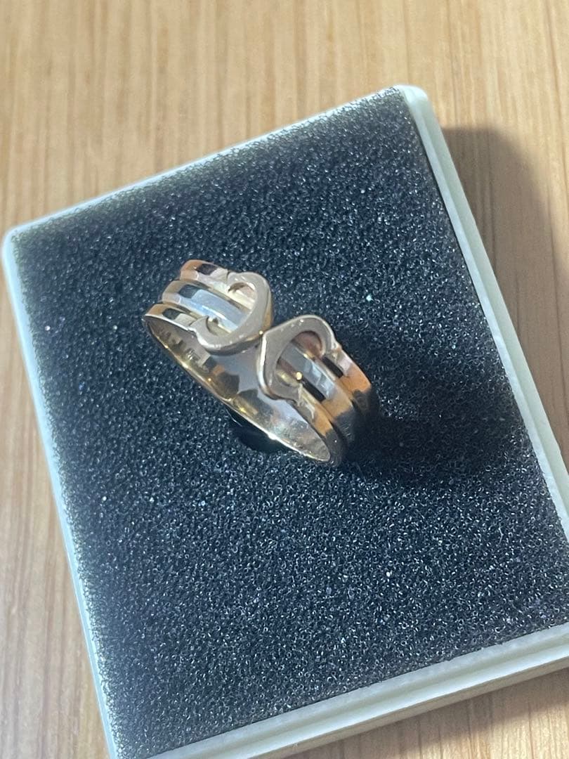 カルティエCartier 2C リングK18YG WG PG 15号