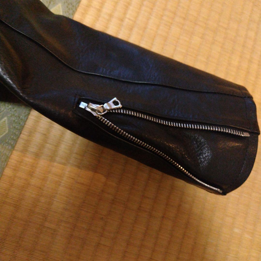 BACKLASH ブラック レザーライダースジャケット L