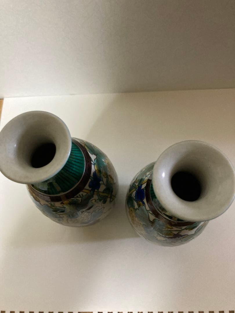 初代徳田八十吉　徳利一対