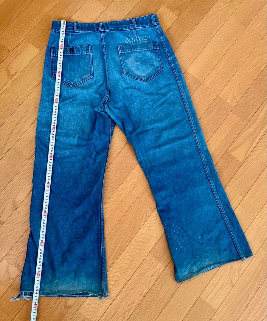 80's SEAFARER セーラー・デニム 民生品U.S.NAVY ステンシル