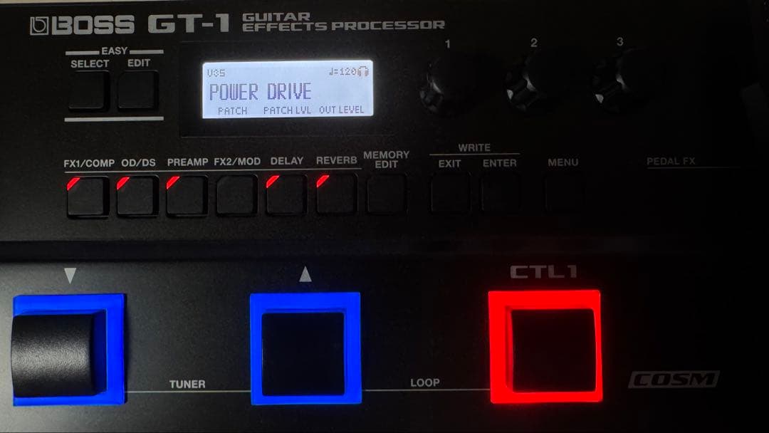 BOSS GT-1 ギターエフェクター　アダプターセット