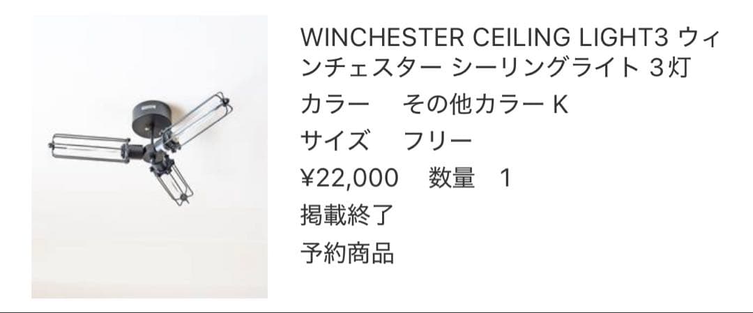 値下【journal standard Furniture】シーリングライト3灯