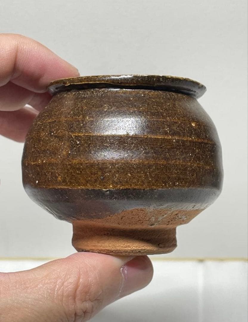 茶入。唐物茶入。宋時代。古美術。骨董品。舊家蔵出し。宋代。希少品。