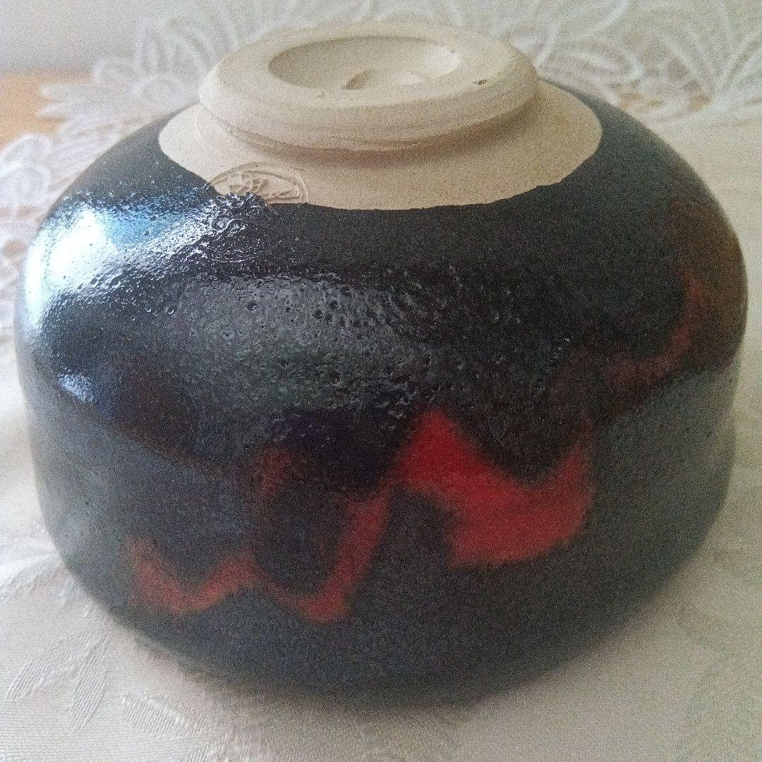 楽七造り　黒楽茶碗　在銘　茶道具　美品