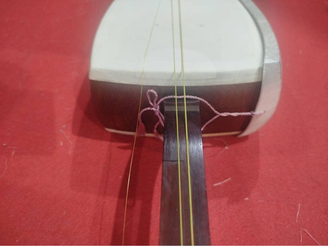 民謡　三味線 経木 使用　3本弦