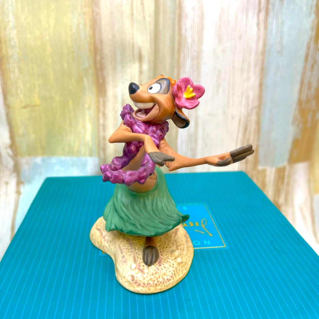 WDCC ライオンキング ティモン 缶バッチ ピンバッジ 陶器製 フィギュア