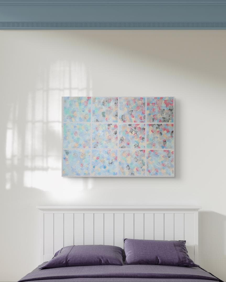 純情可憐 / 抽象画 キャンバス 90×65㎝ 原画のみ モダン アートパネル