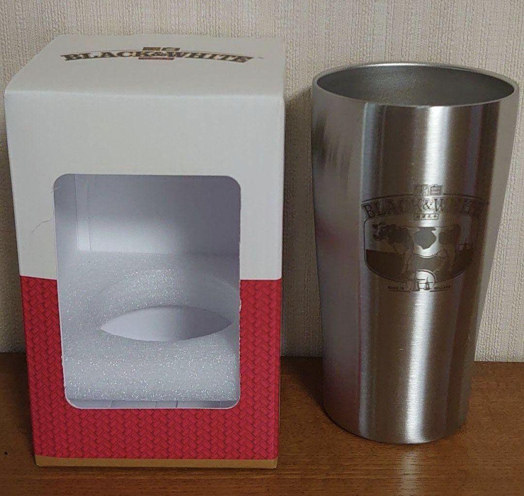 香港　黑白淡奶　ステンレスカップ　ストロー　セット