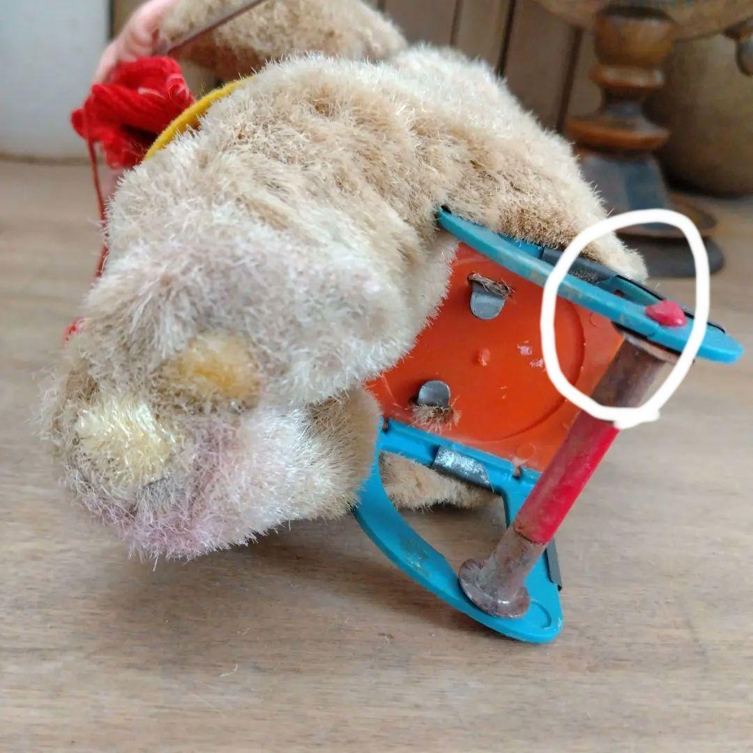 max carlアンティークベア・編み物クマさん/ゼンマイ仕掛け