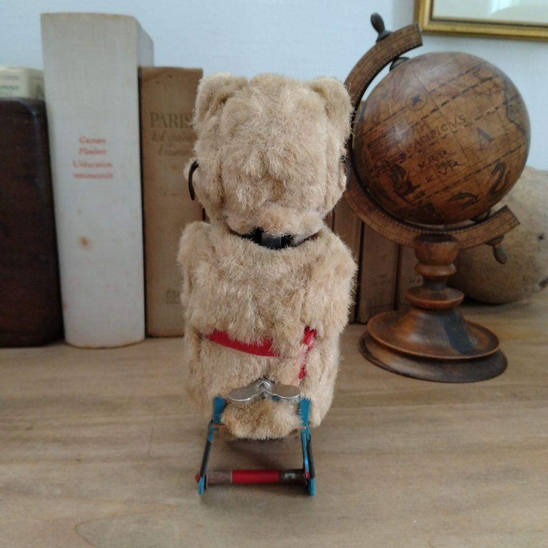 max carlアンティークベア・編み物クマさん/ゼンマイ仕掛け