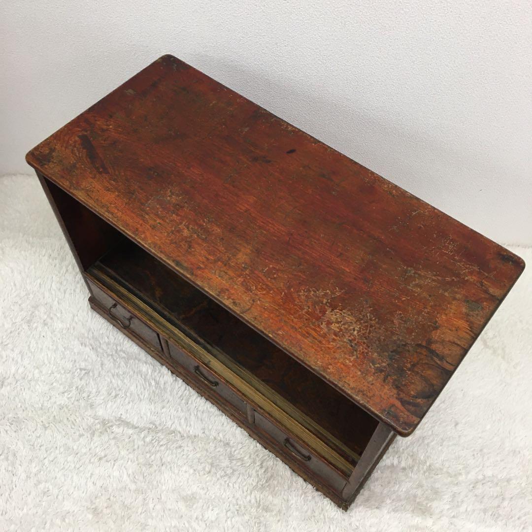 和家具 木製収納棚 アンティーク レトロ 古道具 インテリア