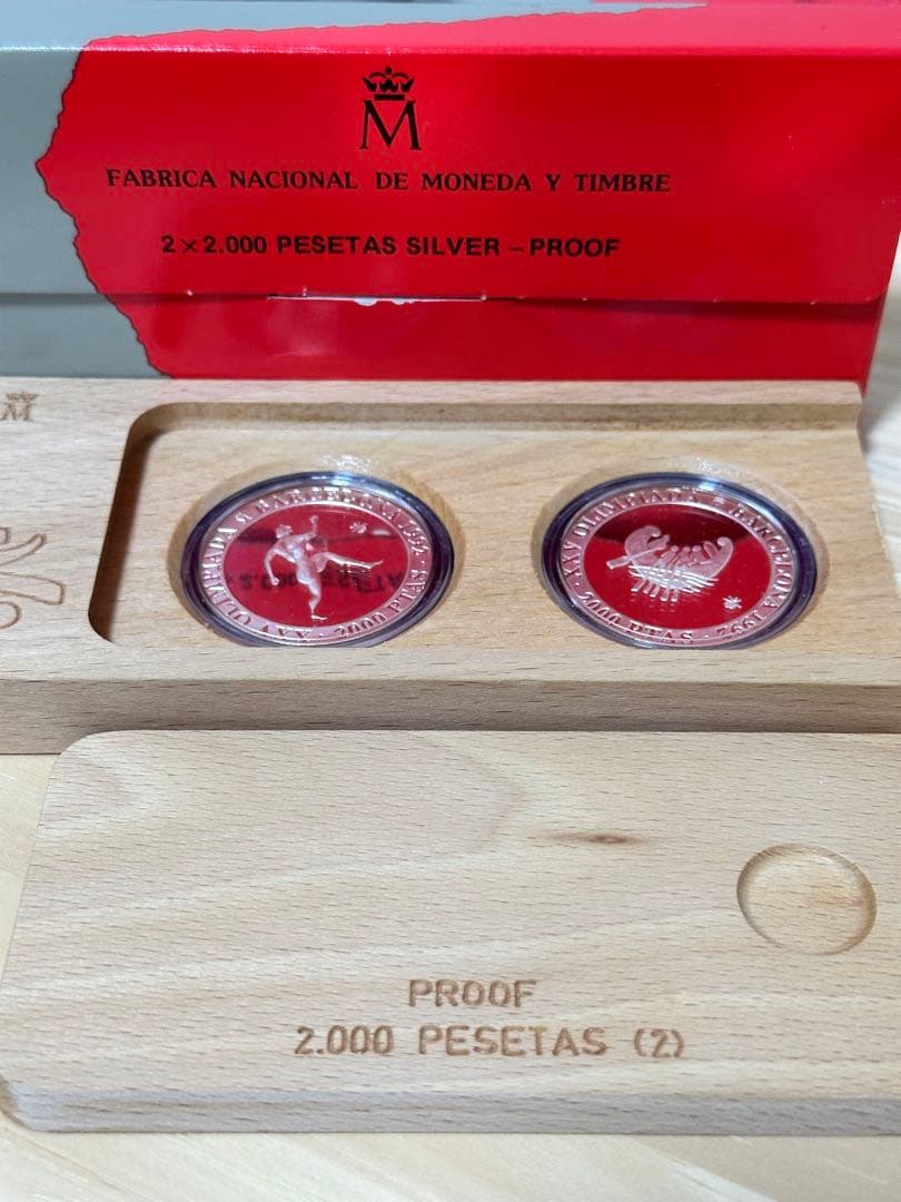 たこまろさ様　Barcelona '92 銀貨セット　2個セット