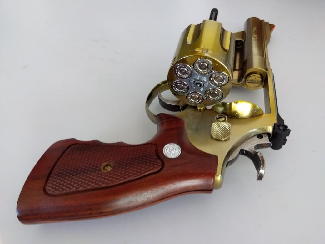コクサイ　Smith & Wesson 　44マグナムM29　4インチ　木グリ