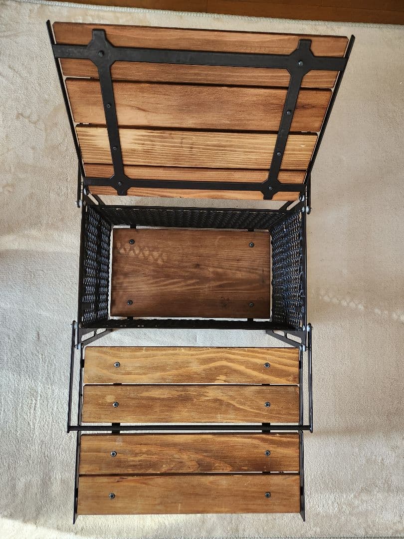 ネイチャートーンズ サイドアップボックス&テーブル 折りたたみ式