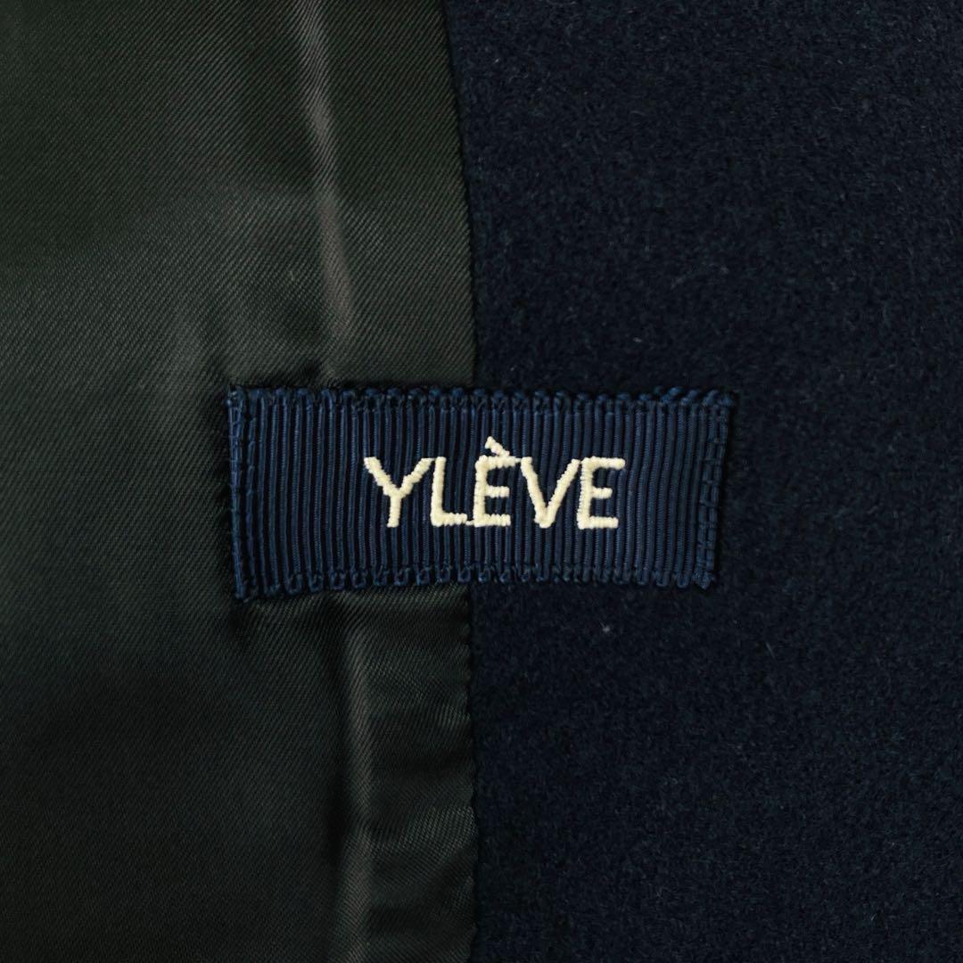 ドゥーズィエムクラス　イレーヴ　ウールチェスターコート　ロング丈　ネイビー