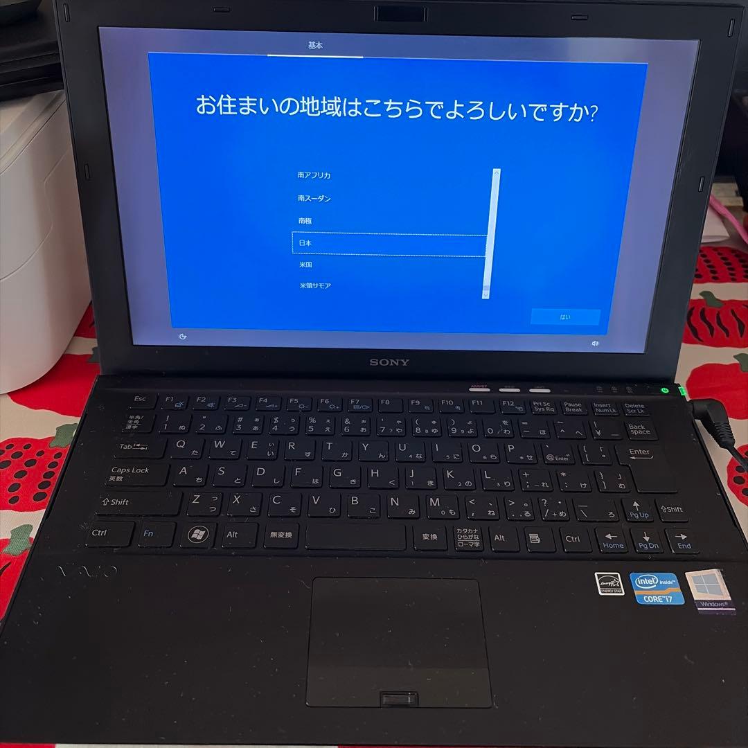 Windowsノート本体 SONY VAIO Z SVZ1311AWin10 64 pro/Core i7