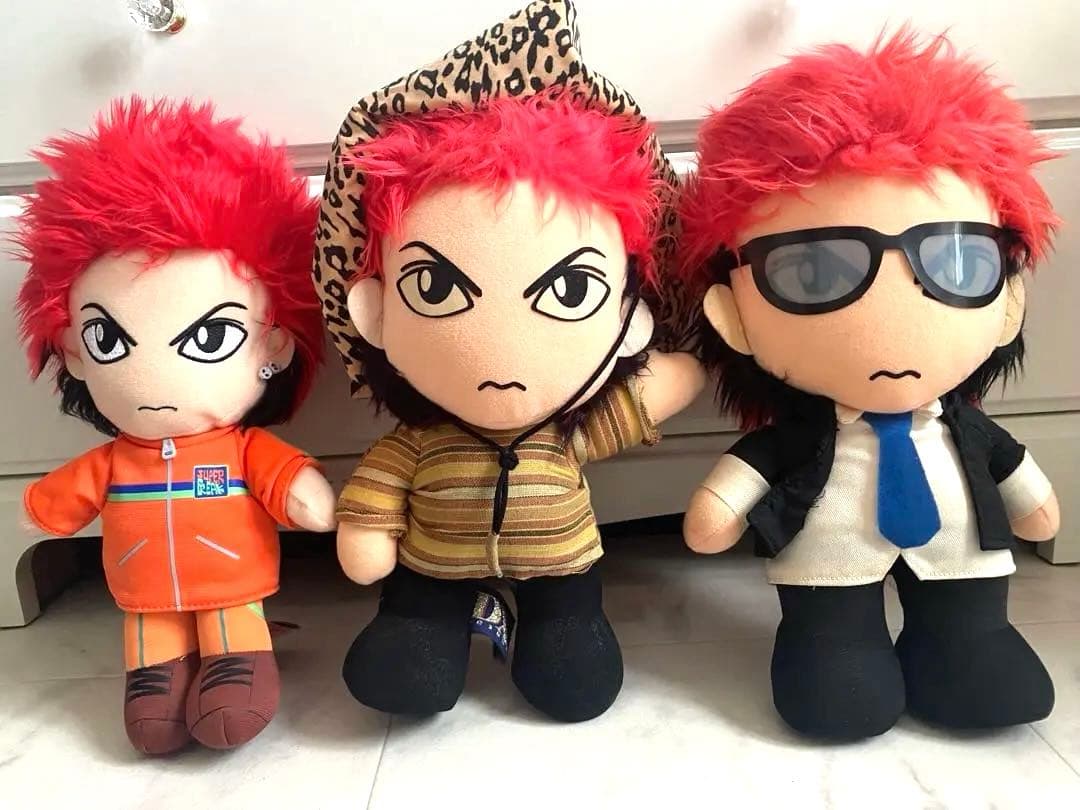 hide特大ぬいぐるみ3体セットX JAPANヒデ スプレッドビーバー