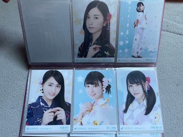 乃木坂46 生写真　2018浴衣　バラ