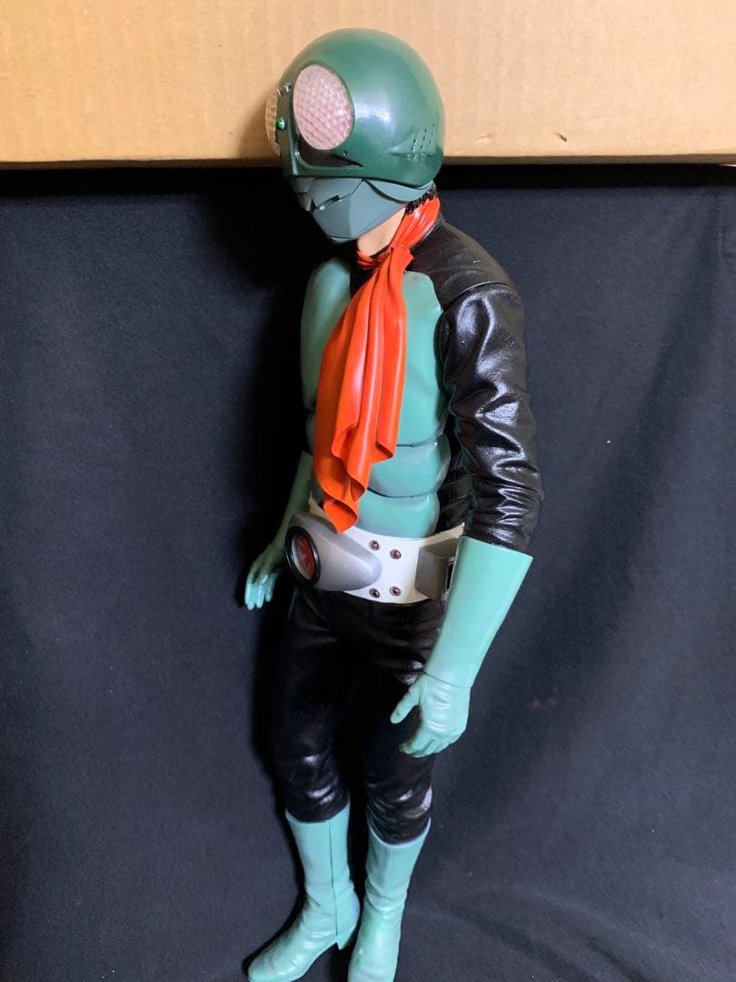 仮面ライダー 旧1号 メガソフビキット 塗装済み完成品 海洋堂　訳アリ品