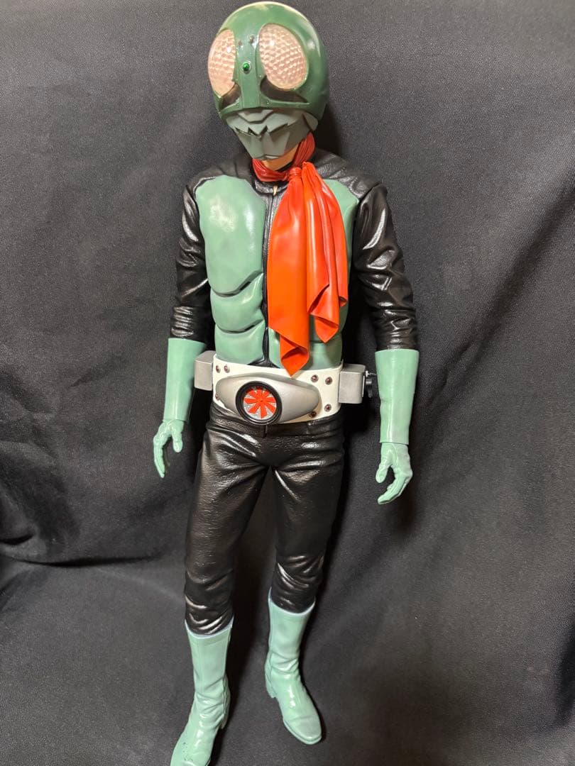 仮面ライダー 旧1号 メガソフビキット 塗装済み完成品 海洋堂　訳アリ品