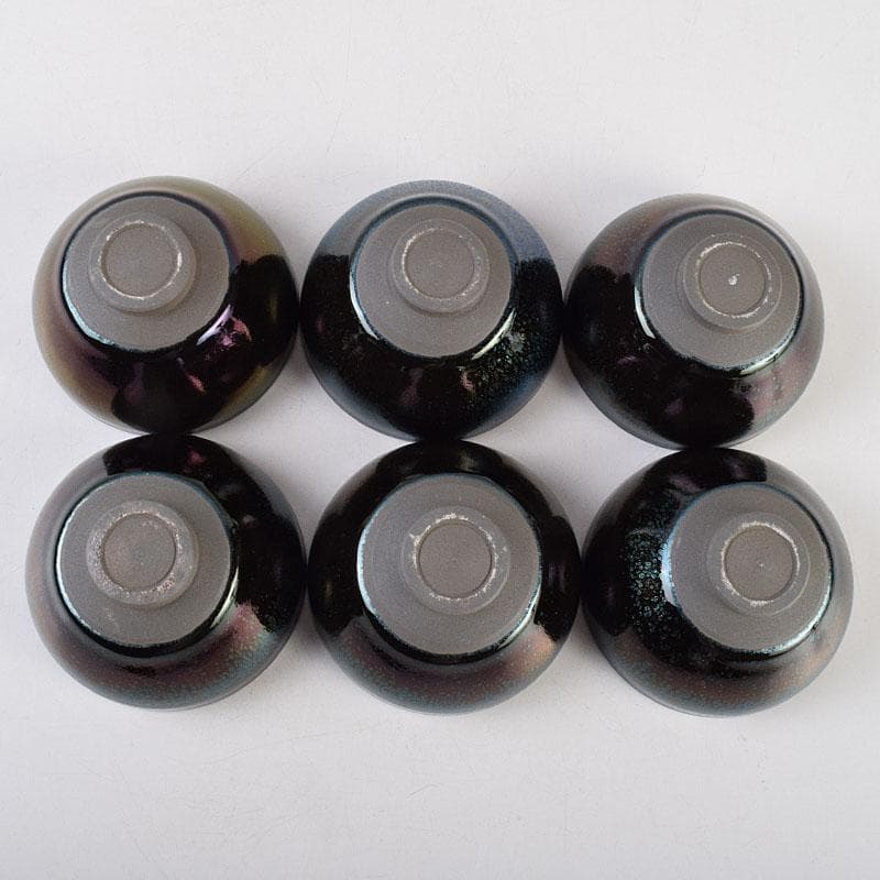 中国　建窯　建盞　天目茶碗　収蔵證書付　12点まとめて　V　R9201B