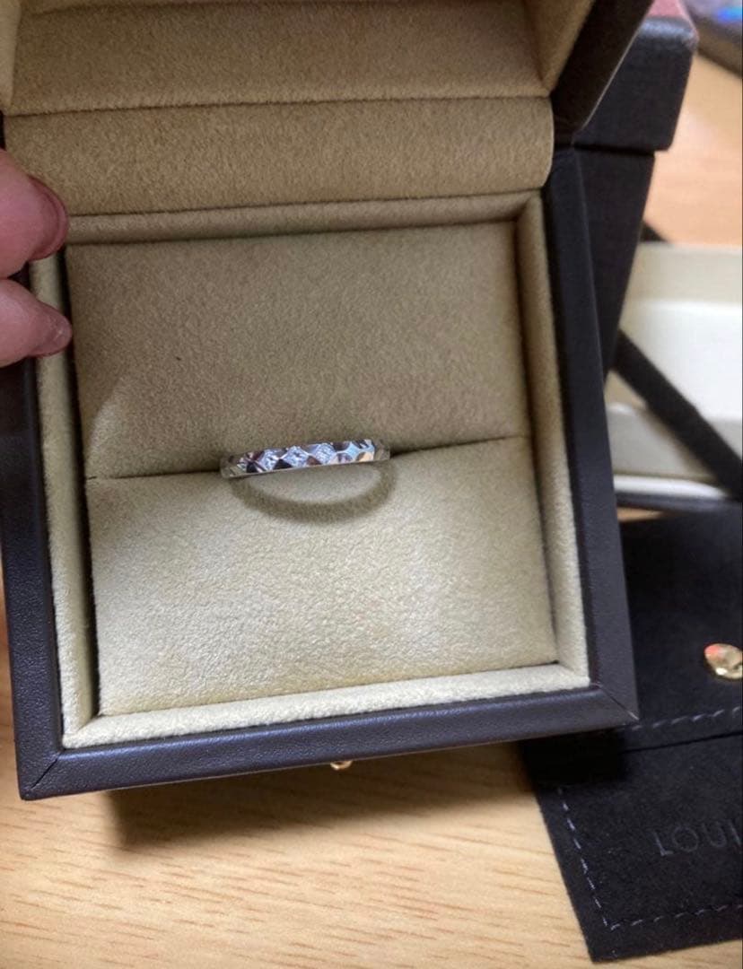 ルイヴィトン モノグラム アンフィニ3P ダイヤAu750 K18美品送料無料