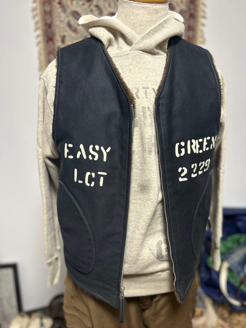 激レア品　リアルマッコイズ　アルパカ　デッキベスト　ステンシルカスタム