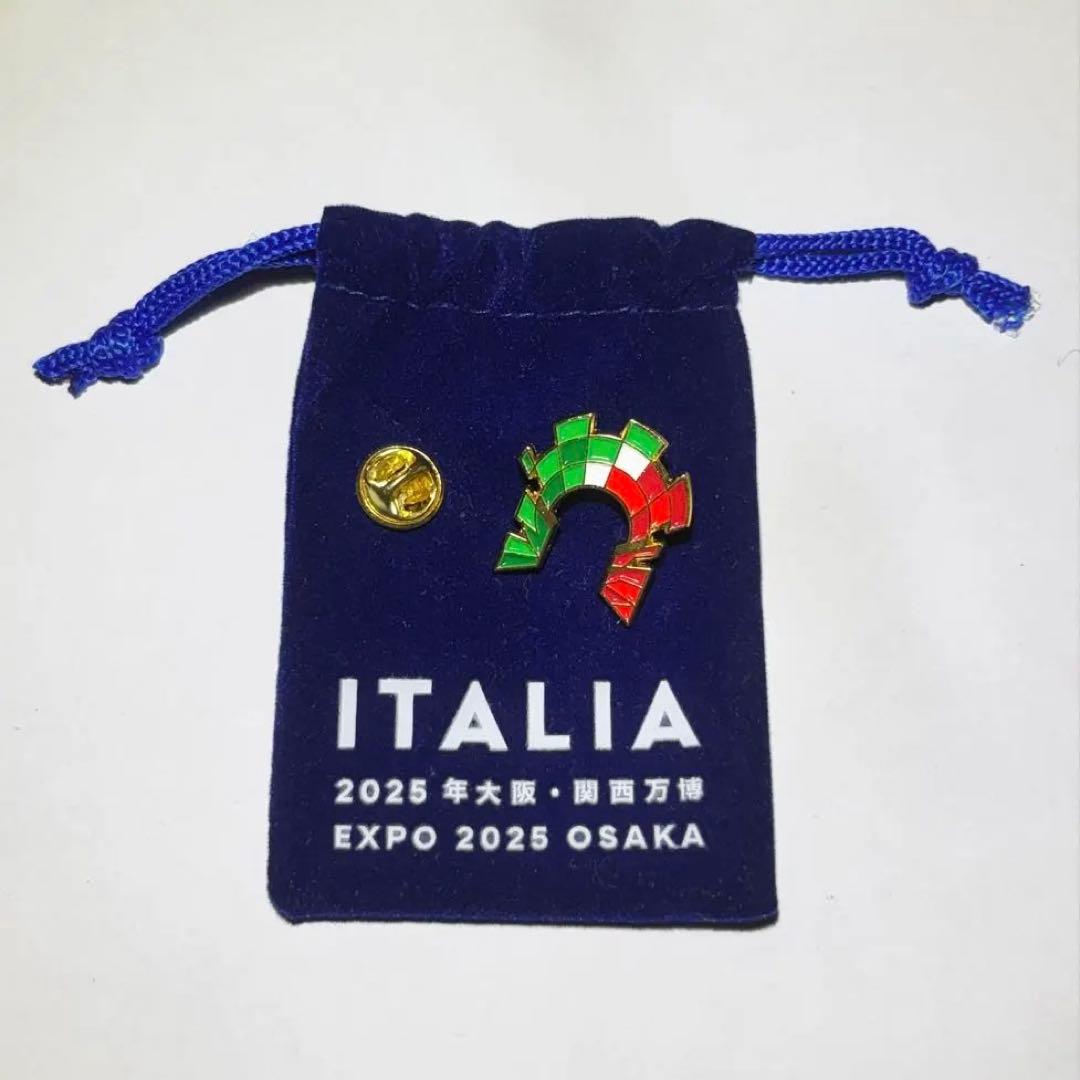 超激レア　非売品　ITALIA EXPO 2025 OSAKA ピンバッジ　金