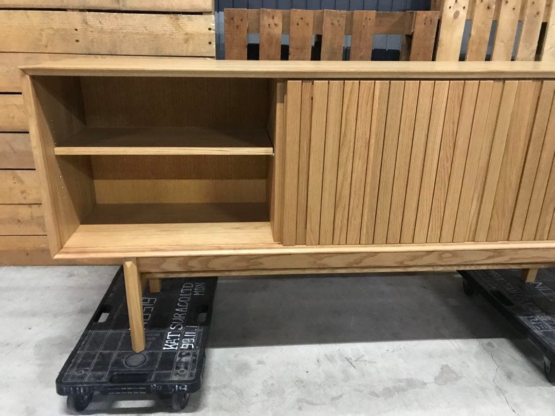 モデルルーム品 久和屋 DELTA デルタ ロングサイドボード180