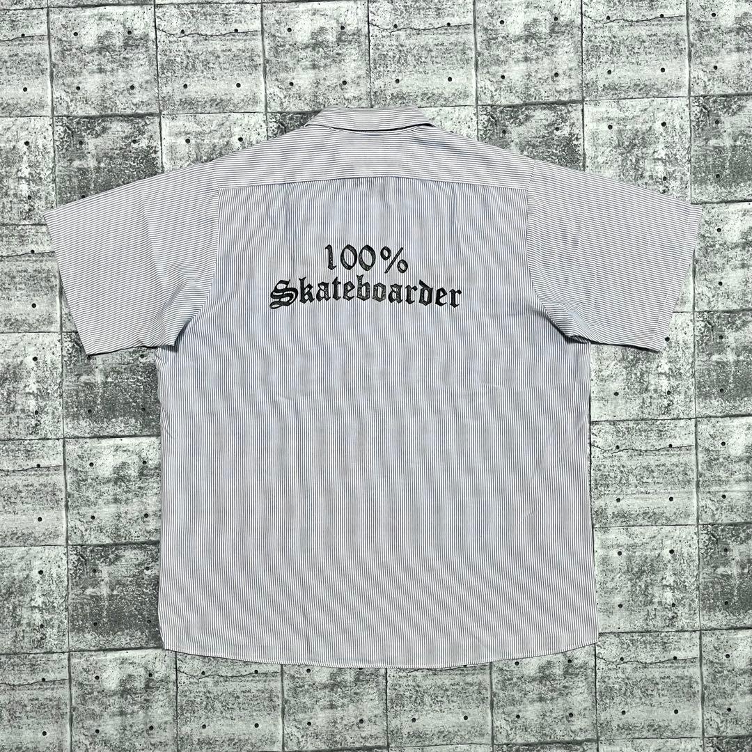 00初期 DRIVEN 100% Skateboader ワークシャツ L