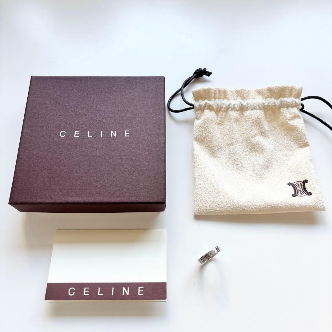 美品！CELINE セリーヌ　トリオンフ リング　シルバー　9号　指輪