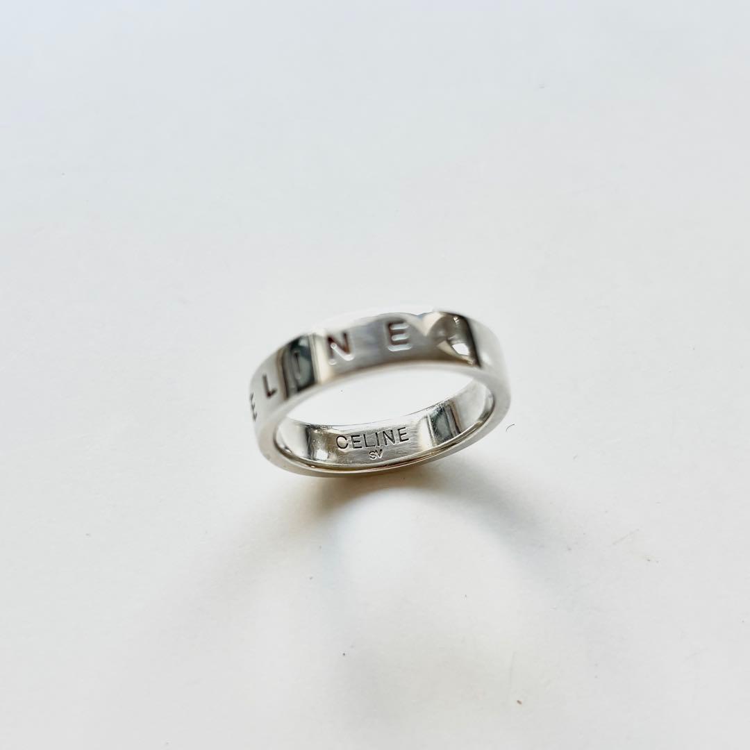 美品！CELINE セリーヌ　トリオンフ リング　シルバー　9号　指輪