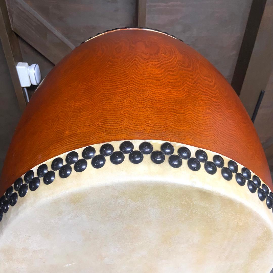 【高級タモ材】　諏訪工芸　長胴太鼓　1.6尺　耳無し