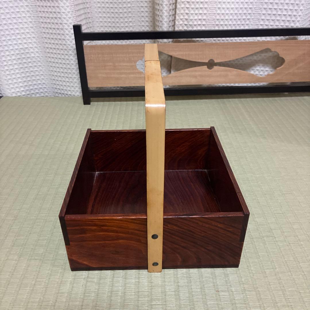 煙草盆　莨盆　淡々斎好　手付松の木