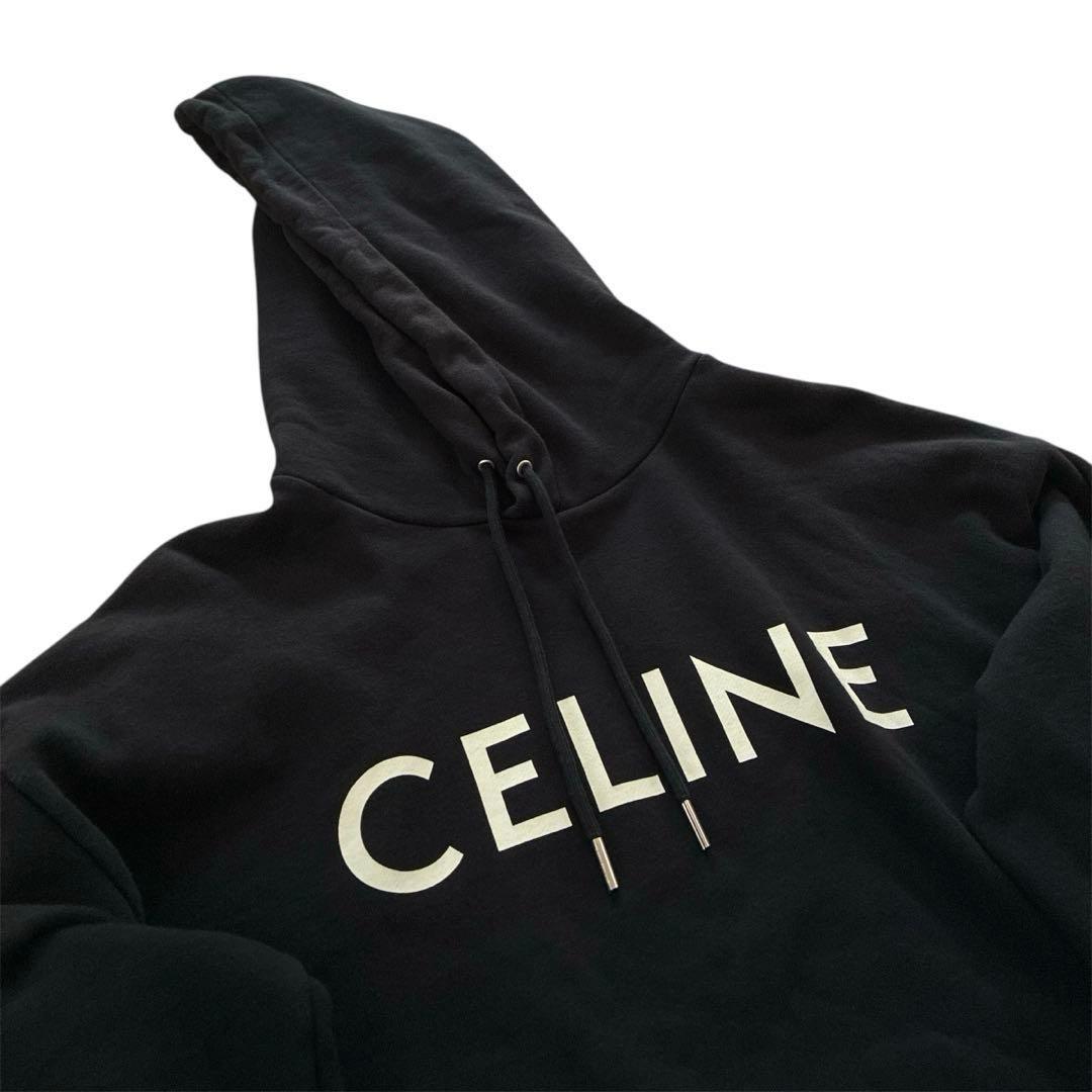 CELINE セリーヌ クラシック ロゴパーカー S ブラック