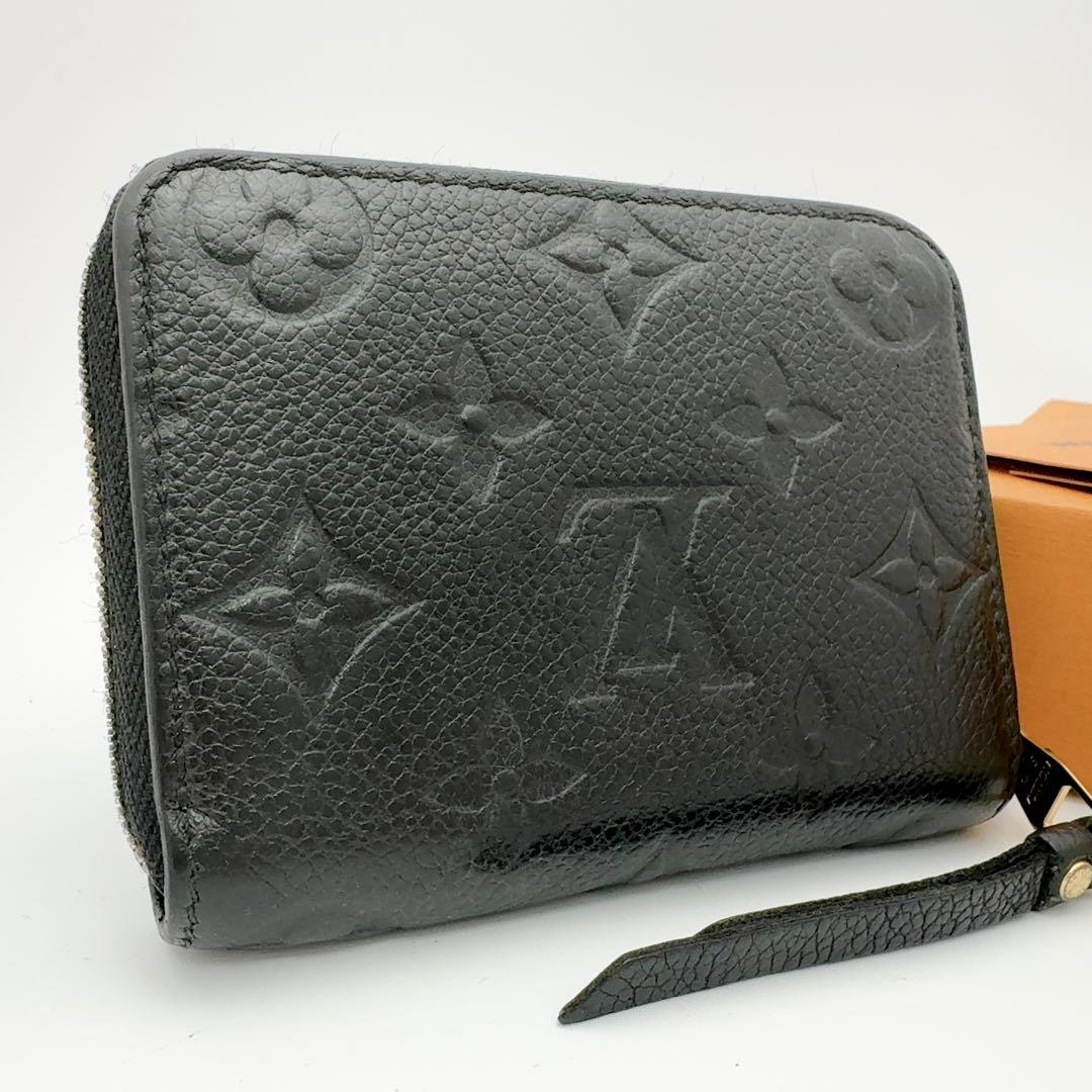 【限定価格】使用感小★ルイヴィトン アンプラント ジッピーパース 黒