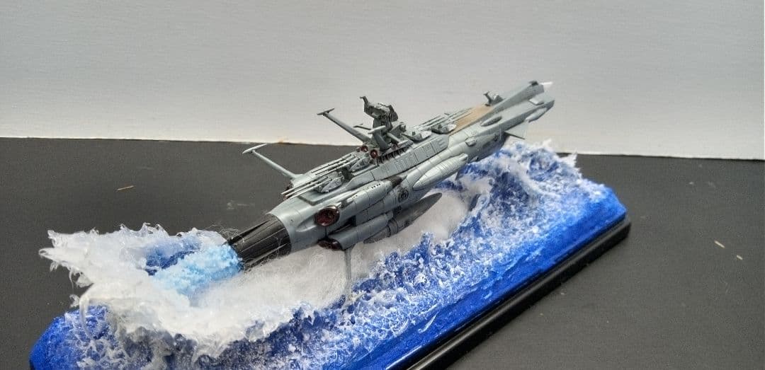 バンダイ.メカコレ.宇宙戦艦ヤマト2202 アンドロメダ ジオラマ完成品