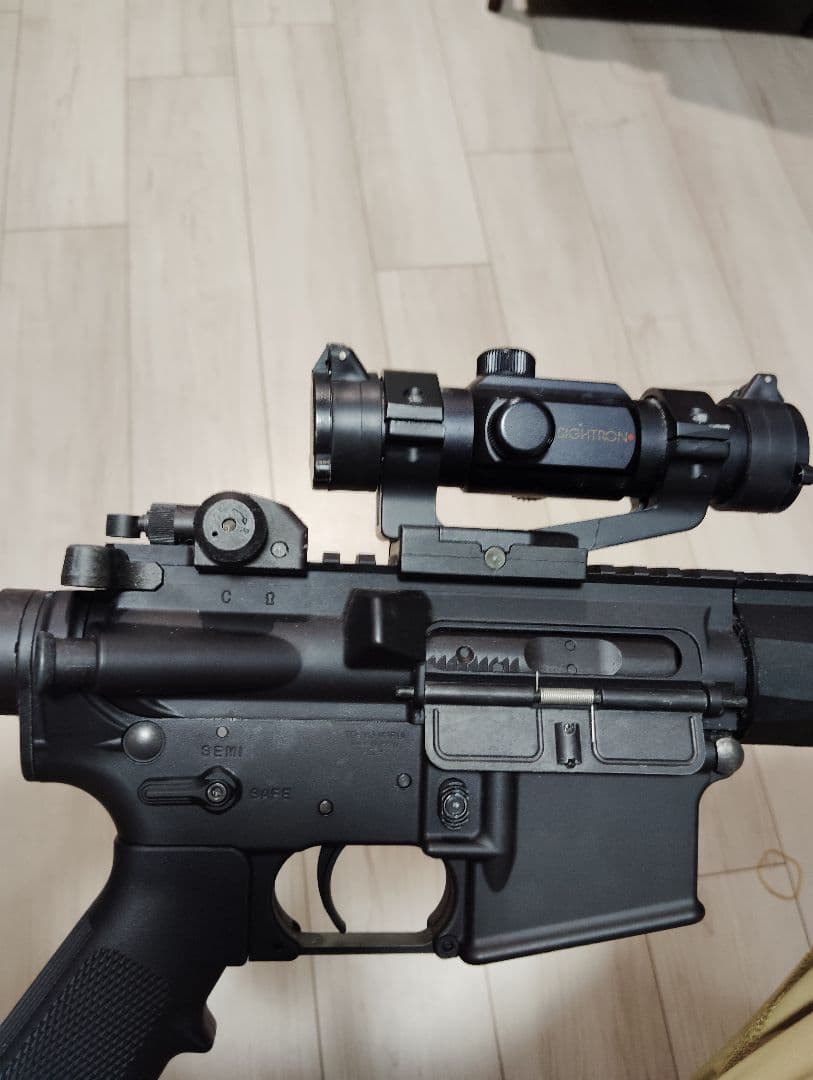 東京マルイMWS 外装カスタム 予備マグ サイト付