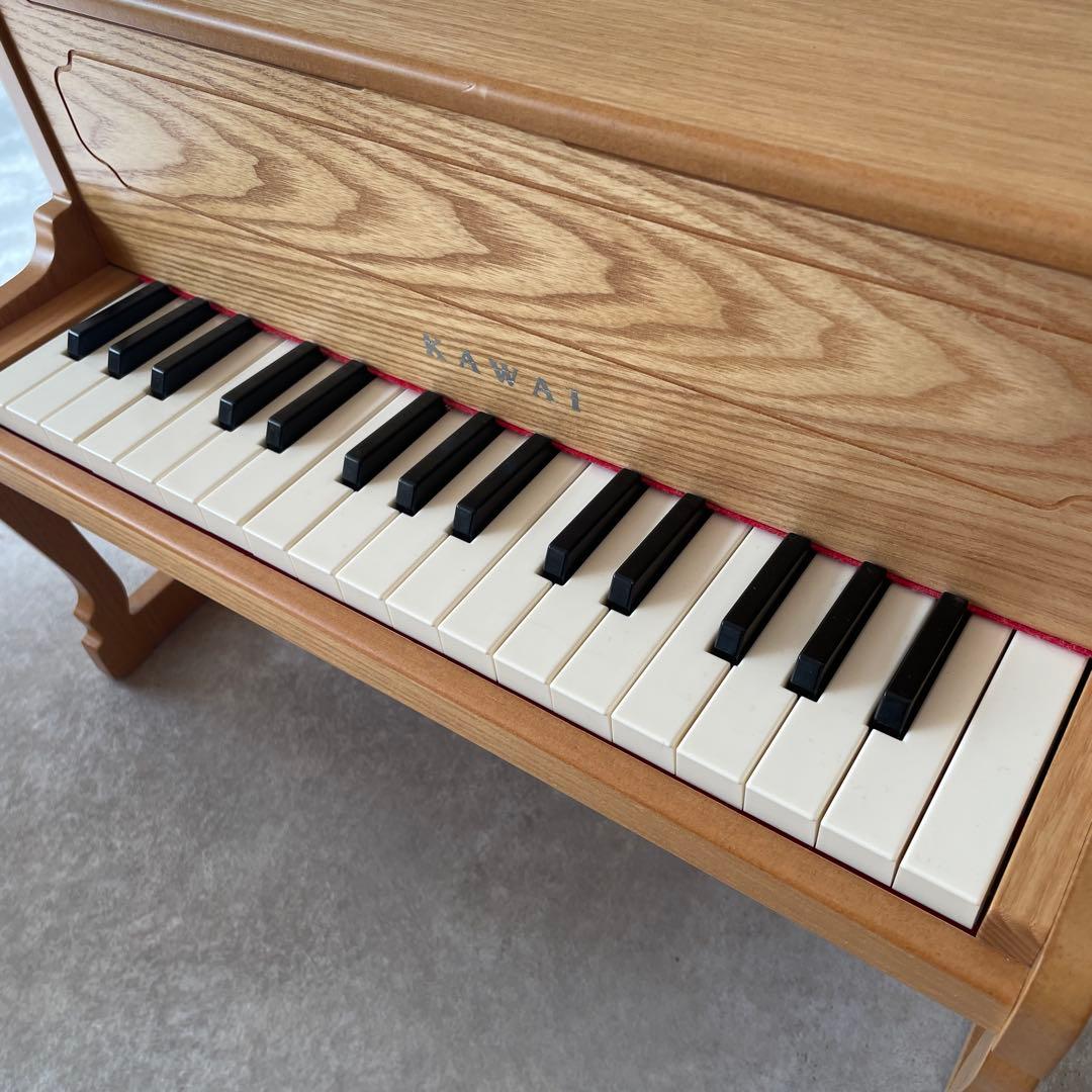 【美品】KAWAI カワイ アップライトピアノ ナチュラル ミニ ピアノ32鍵盤