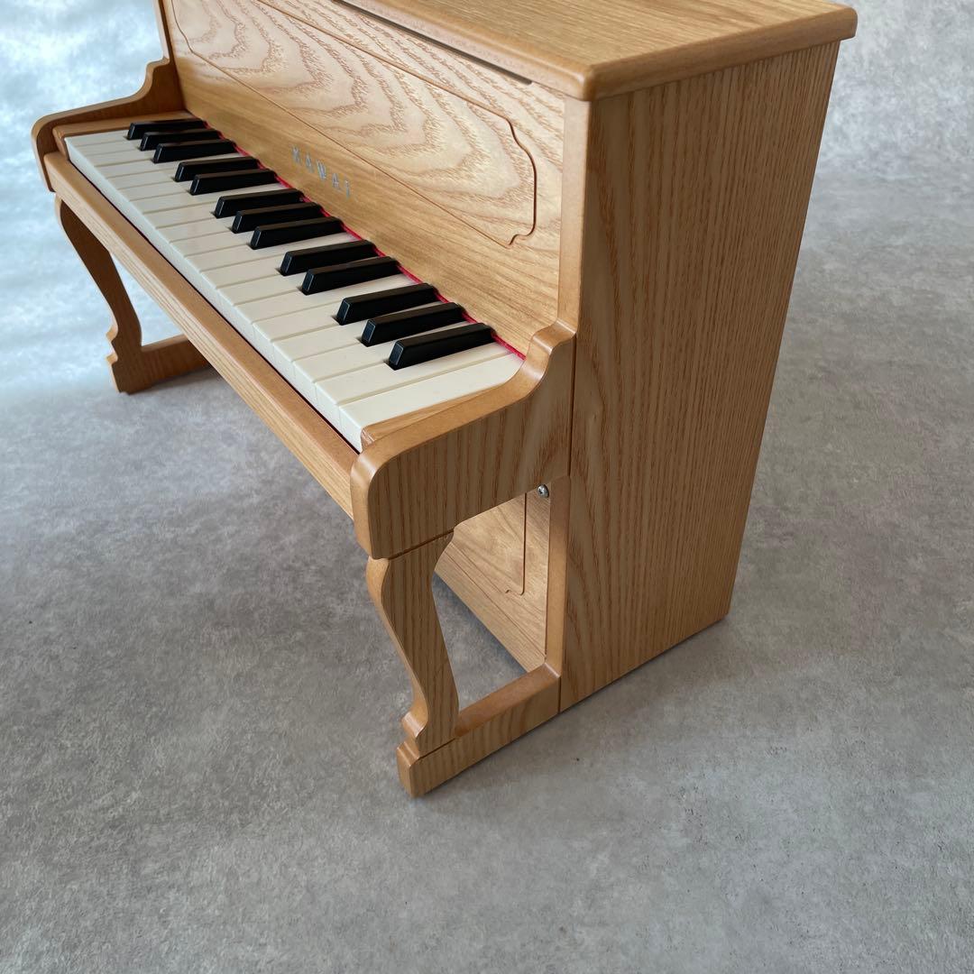 【美品】KAWAI カワイ アップライトピアノ ナチュラル ミニ ピアノ32鍵盤