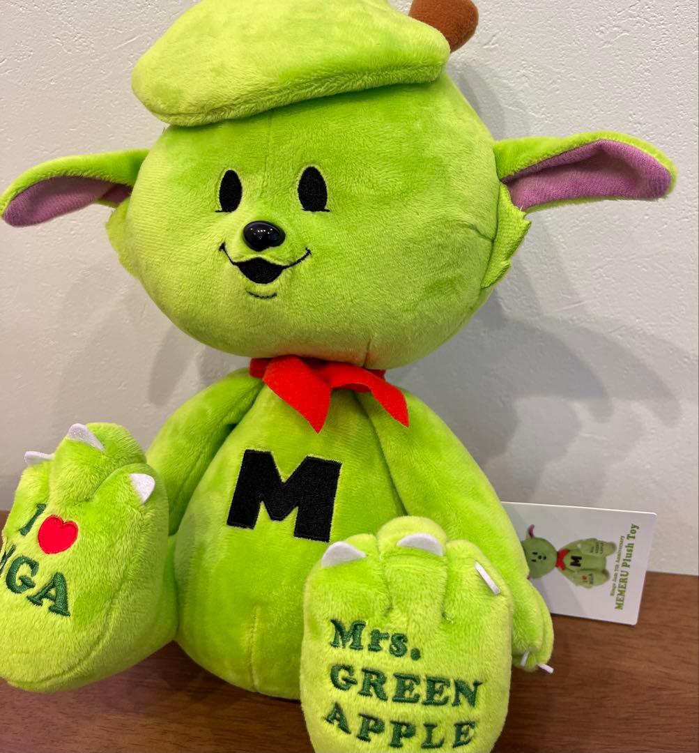 メメルぬいぐるみ＆リボン　ミセスグリーンアップル