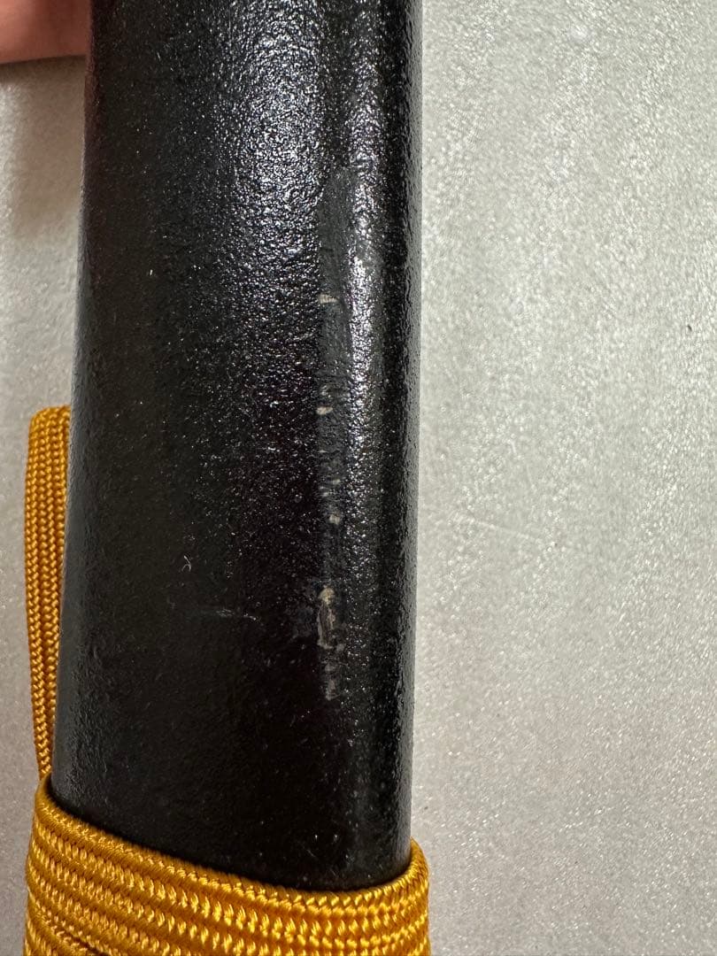 美品模造刀　打刀 黑鞘　コスプレ 鞘付き長さ約105cm