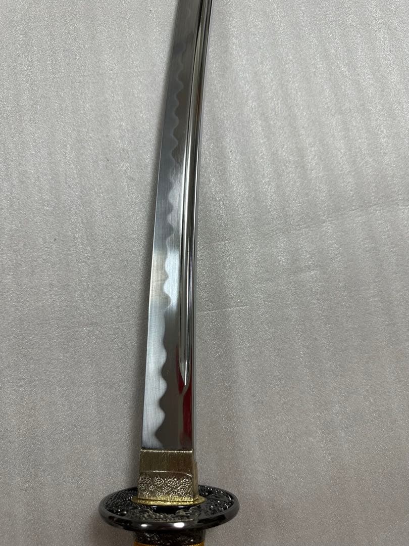 美品模造刀　打刀 黑鞘　コスプレ 鞘付き長さ約105cm