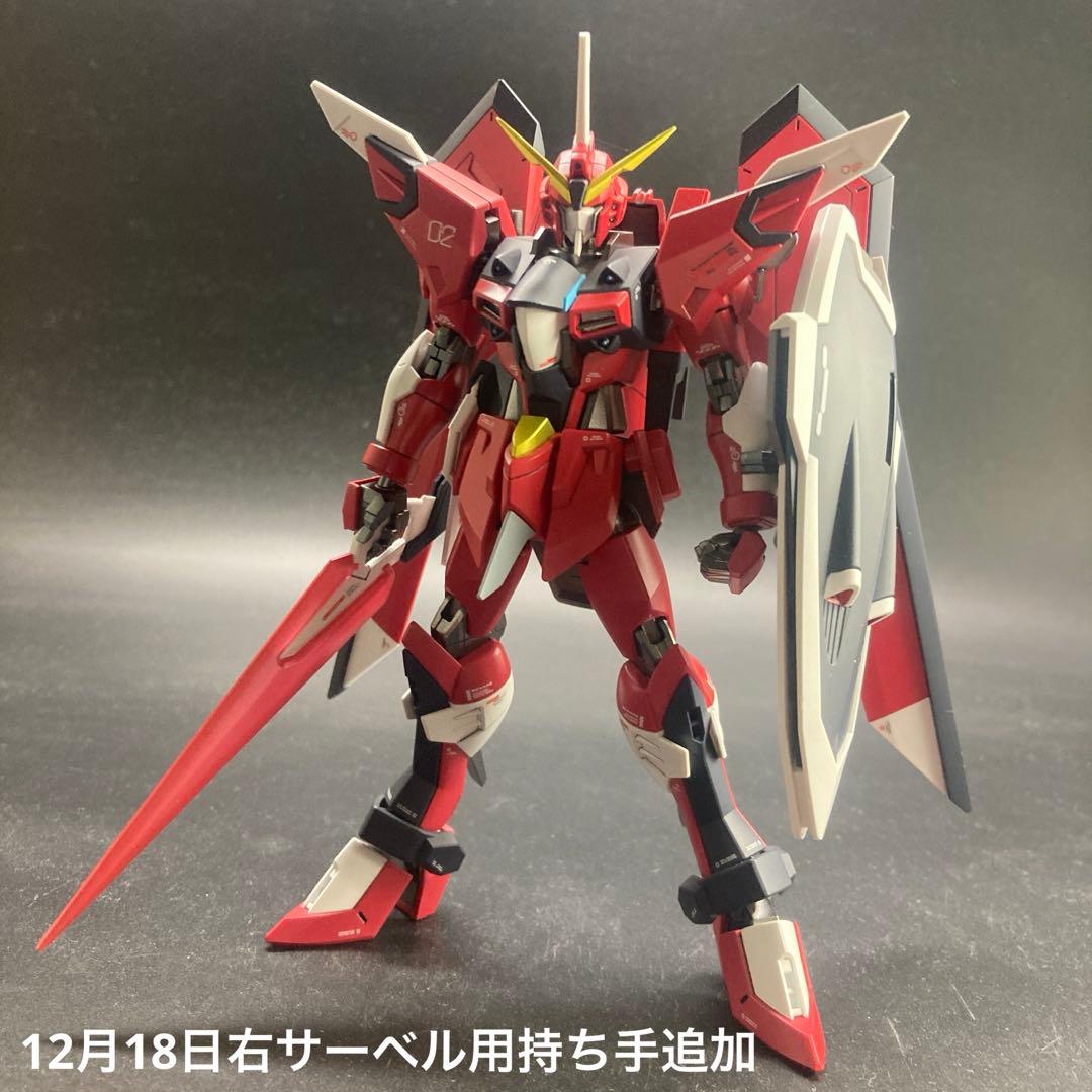 HGCE イモータルジャスティス　塗装済み完成品ガンプラ