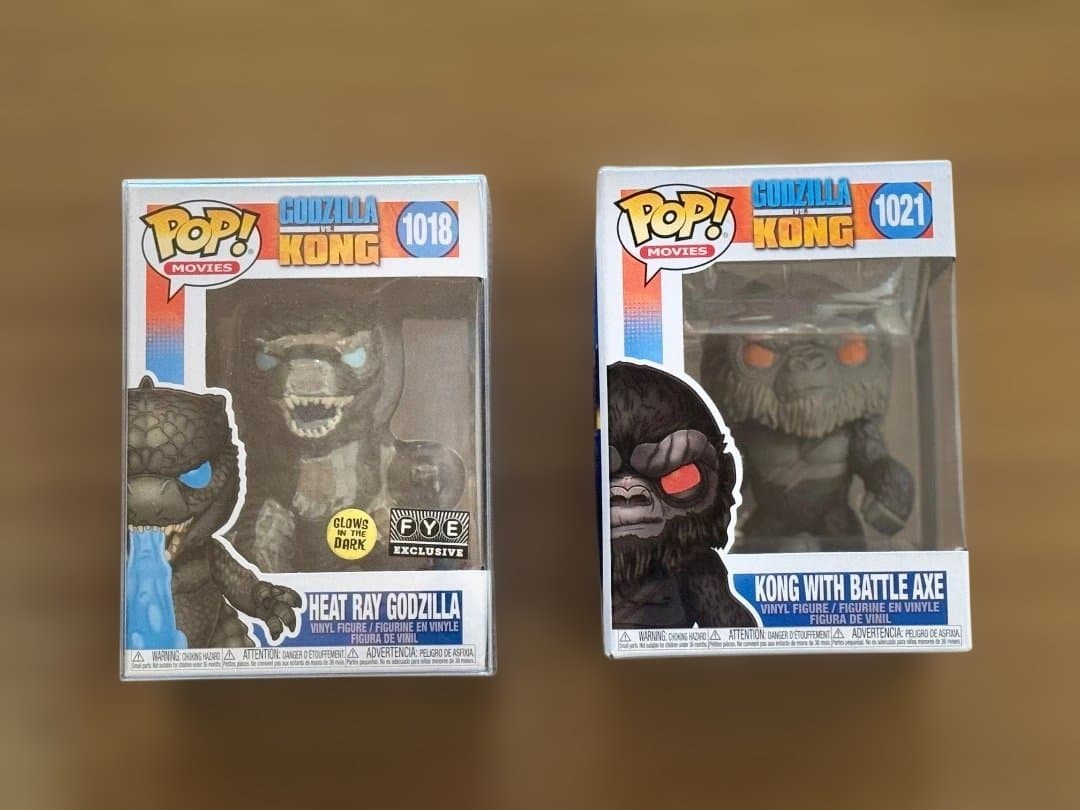 ファンコ ヒートレイ ゴジラとコング（バトルアックス付き）