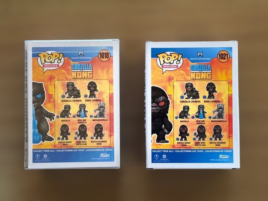 ファンコ ヒートレイ ゴジラとコング（バトルアックス付き）